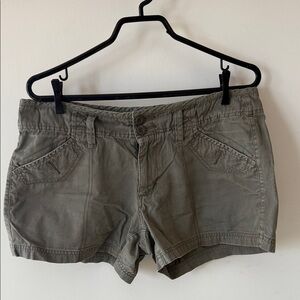 Women's Olive Green Shorts